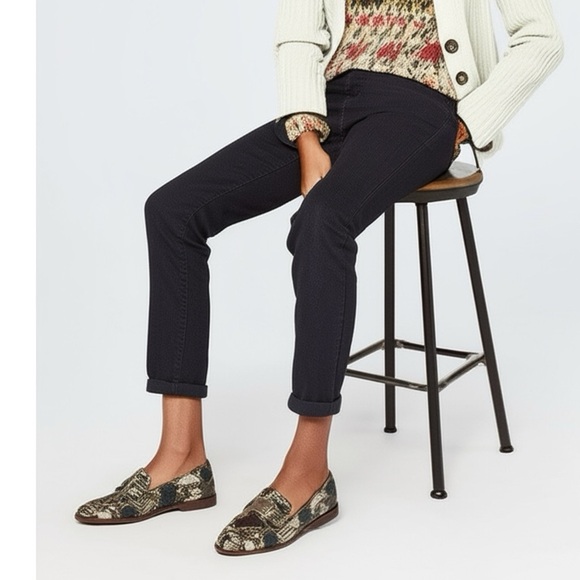 MADEWELL Genuine Leather Loafers Stamped Snake Preppy Lady Shoe Sz 10 MSRP $148 - Picture 13 of 13